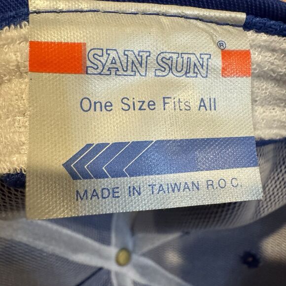 Vintage 2005 Cornerstone RA Summer Camp Plains Baptist Blue SnapBack Cap Hat - Picture 7 of 7